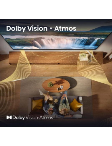 Hisense UHD QLED Smart TV | 65E7Q | 65" | Smart TV | VIDAA OS | UHD | Black