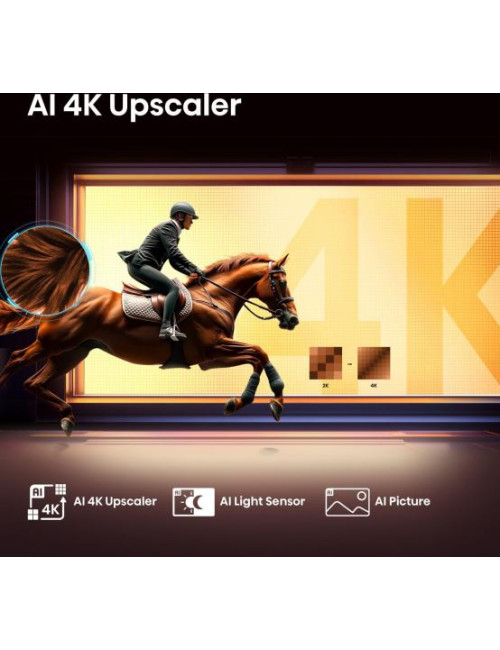 Hisense UHD QLED Smart TV | 50E7Q | 50" | Smart TV | VIDAA OS | UHD | Black