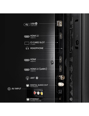 Hisense UHD Smart TV | 55A6Q | 55" | Smart TV | VIDAA OS | UHD | Black