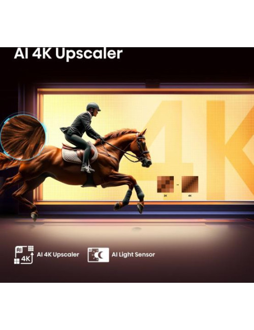 Hisense UHD Smart TV | 43A6Q | 43" | Smart TV | VIDAA OS | UHD | Black