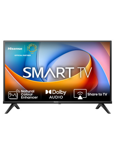 Hisense FHD Smart TV | 40A4Q | 40" | Smart TV | VIDAA OS | FHD | Black