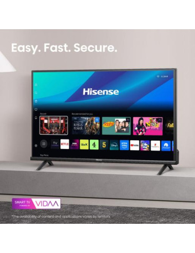 Hisense HD Smart TV | 32A4Q | 32" | Smart TV | VIDAA OS | HD | Black