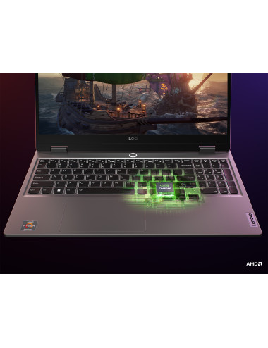 Lenovo LOQ 15ARP9 15.6 FHD AMD R7 7435HS/24GB/1TB/NVIDIA GF RTX 4050 6GB/WIN11 Home/ENG Backlit kbd/Grey/2Y Warranty | Lenovo LO