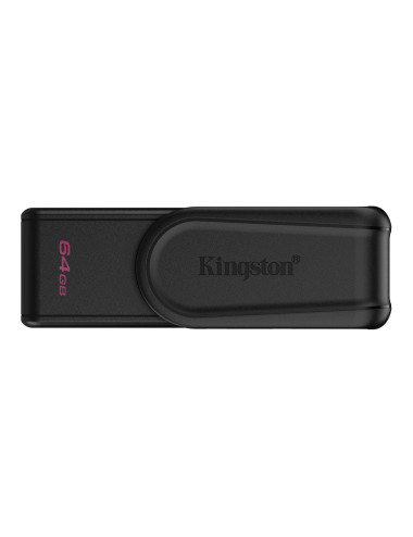 Kingston USB Flash Drive | DataTraveler Exodia S | 64 GB | USB 3.2 Gen 1 | Black