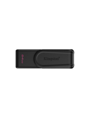 Kingston USB Flash Drive | DataTraveler Exodia S | 64 GB | USB 3.2 Gen 1 | Black