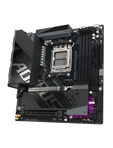 Gigabyte B850M A ELT WF6E | Processor family AMD | Processor socket AM5 | DDR5 | Supported hard disk drive interfaces SATA, M.2 