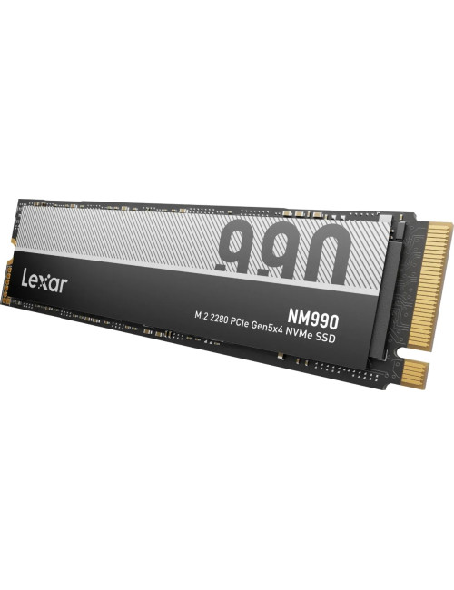 Lexar SSD | NM990 | 2000 GB | SSD form factor M.2 2280 | Solid-state drive interface PCIe Gen 5x4 | Read speed 14000 MB/s | Writ