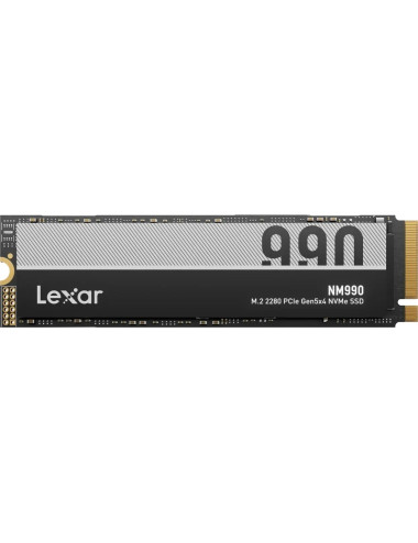 Lexar SSD | NM990 | 4000 GB | SSD form factor M.2 2280 | Solid-state drive interface PCIe Gen 5x4 | Read speed 14000 MB/s | Writ