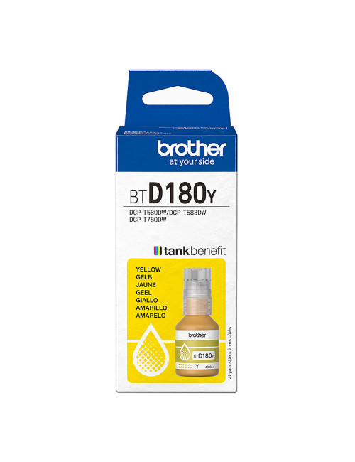 Brother BTD180Y | Ink refill | Yellow