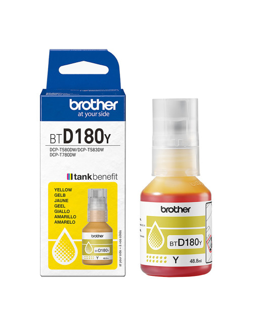 Brother BTD180Y | Ink refill | Yellow