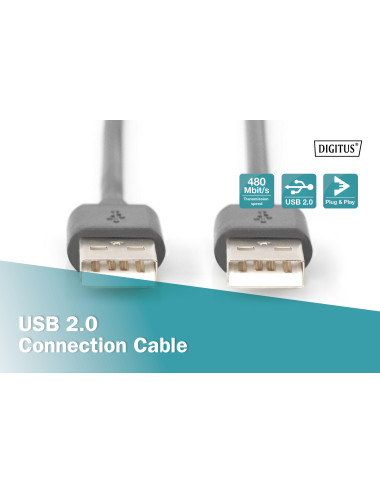 Digitus USB 2.0 connection cable | AK-300101-018-S