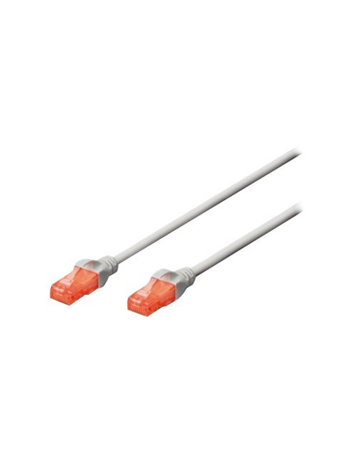 Digitus CAT 6 U/UTP | Patch cord | Length 3 m | Grey