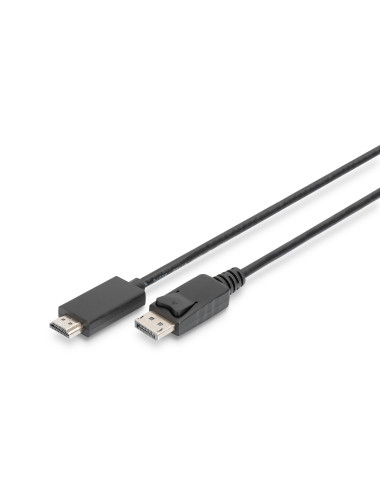 Digitus Adapter Cable, DP - HDMI type A | DisplayPort to HDMI | 2 m