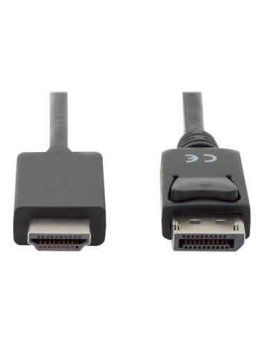 Digitus Adapter Cable, DP - HDMI type A | DisplayPort to HDMI | 2 m