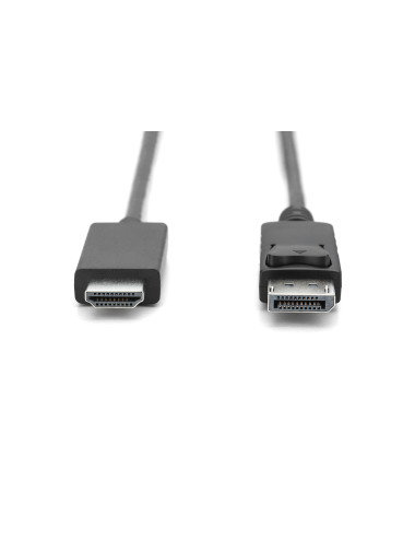 Digitus Adapter Cable, DP - HDMI type A | DisplayPort to HDMI | 2 m