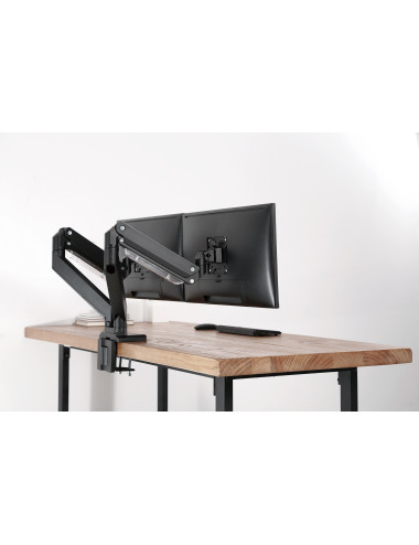 Digitus Desk Mount | DA-90427 | Adjustable Height, Rotate, Tilt, Swivel | 15-35 " | Maximum weight (capacity) 2x15 kg | Black