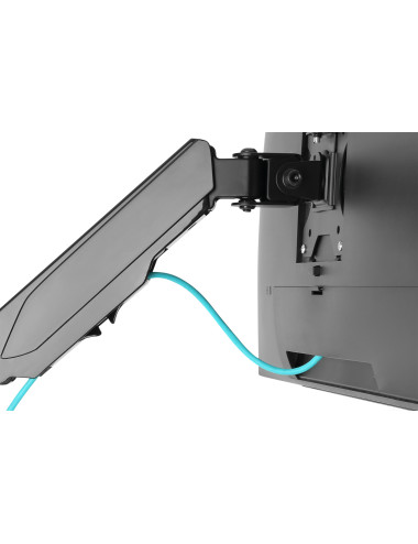 Digitus Wall mount | DA-90396 | Adjustable Height, Rotate, Tilt | 17-32 " | Maximum weight (capacity) 8 kg | Black