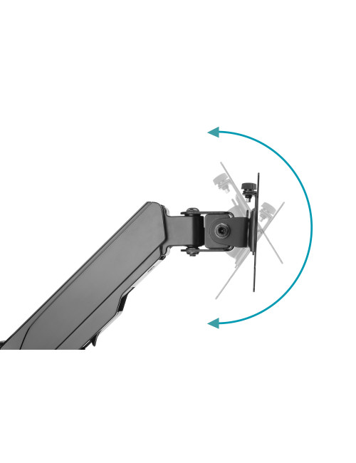 Digitus Wall mount | DA-90396 | Adjustable Height, Rotate, Tilt | 17-32 " | Maximum weight (capacity) 8 kg | Black