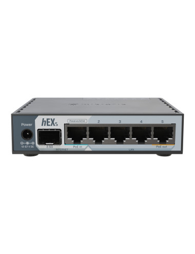 MikroTik hEX S (2025) | 10/100/1000 Mbit/s | Ethernet LAN (RJ-45) ports 5 | Mesh Support No | MU-MiMO No | No mobile broadband