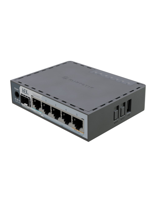MikroTik hEX S (2025) | 10/100/1000 Mbit/s | Ethernet LAN (RJ-45) ports 5 | Mesh Support No | MU-MiMO No | No mobile broadband