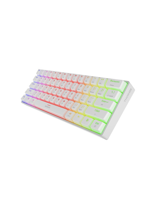 Genesis | THOR 660 G2 | Gaming keyboard | Wireless/Wired | US | White | 2.4 GHz, Bluetooth, USB | Tactile