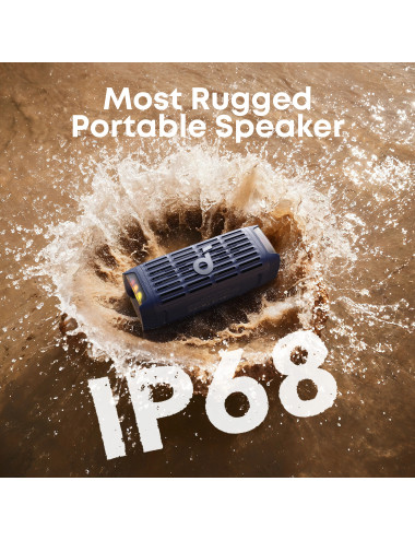 Anker Soundcore Speaker | Boom 3i | 50 W | Waterproof | Bluetooth | Blue | Portable | Wireless connection