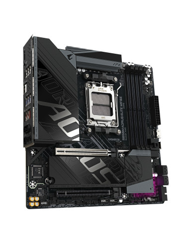 Gigabyte B850M A ELT WF6E | Processor family AMD | Processor socket AM5 | DDR5 | Supported hard disk drive interfaces SATA, M.2 