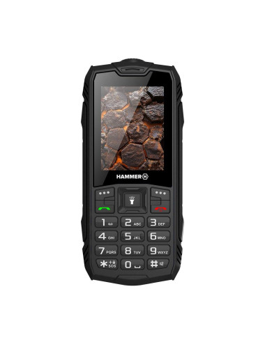 HAMMER ROCK LTE (Black) Dual SIM 2.4" IPS 240x320/128MB/48MB RAM/microSD/LTE | Hammer