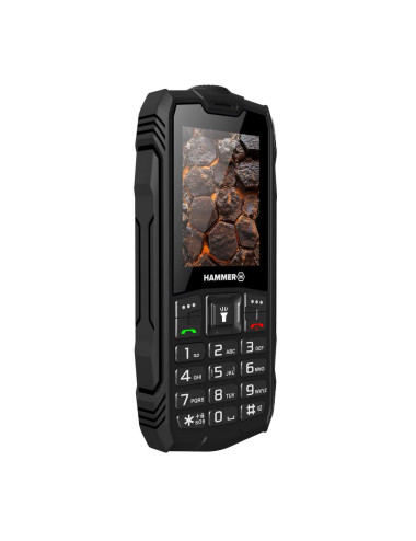 HAMMER ROCK LTE (Black) Dual SIM 2.4" IPS 240x320/128MB/48MB RAM/microSD/LTE | Hammer