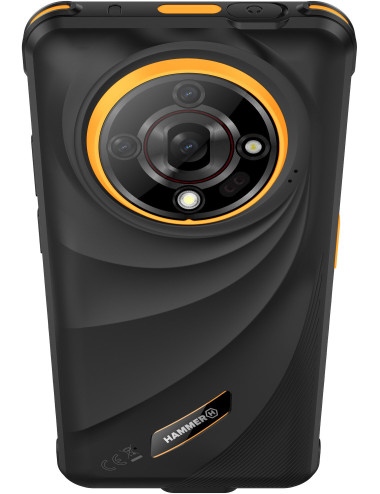 HAMMER Hammer Iron 6 (Black) DS 6.56" IPS TFT 720x1612/2GHz/128GB/6GB RAM/Android 14/microSDXC/WiFi,BT,4G | Hammer