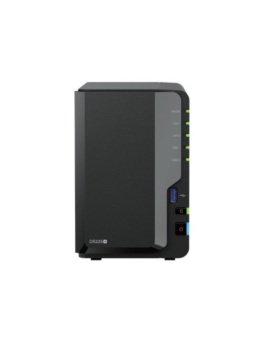Synology DiskStation | DS225+ | Intel Celeron | J4125 | 2 GB | DDR4 | Black