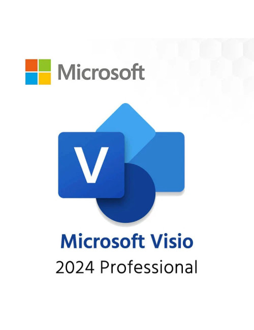 Microsoft Visio Professional 2024 Online Product Key License 1 License Downloadable NR | EP2-07111 | All Languages | ESD