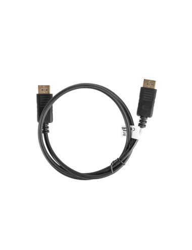 Lanberg DisplayPort Cable 19 Pin V1.2 4K, 1M | CA-DPDP-10CC-0010-BK | DisplayPort to DisplayPort