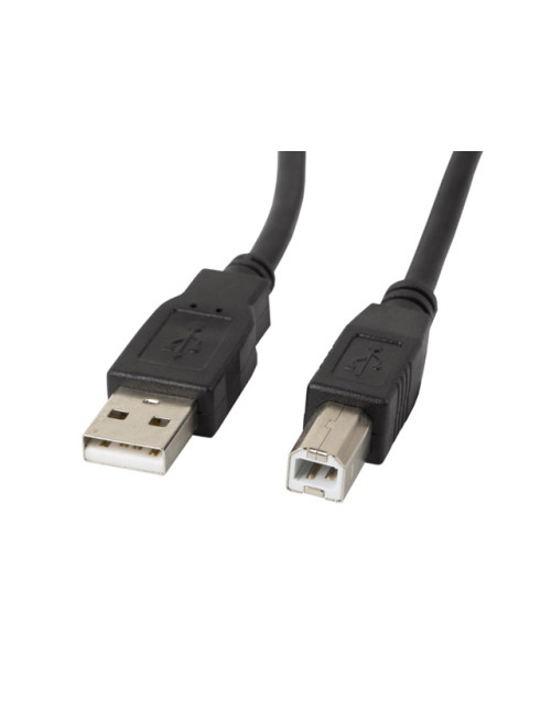 Lanberg USB Type-A to USB Type-B 2.0 Cable, 3 m | CA-USBA-11CC-0030-BK | USB Type-A to USB Type-B