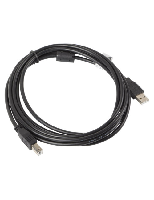 Lanberg USB Type-A to USB Type-B 2.0 Cable, 3 m | CA-USBA-11CC-0030-BK | USB Type-A to USB Type-B