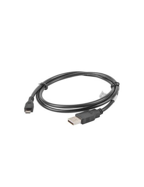 Lanberg Micro USB to USB Type-A 2.0 Cable, 1 m | CA-USBM-10CC-0010-BK | Micro USB to USB Type-A