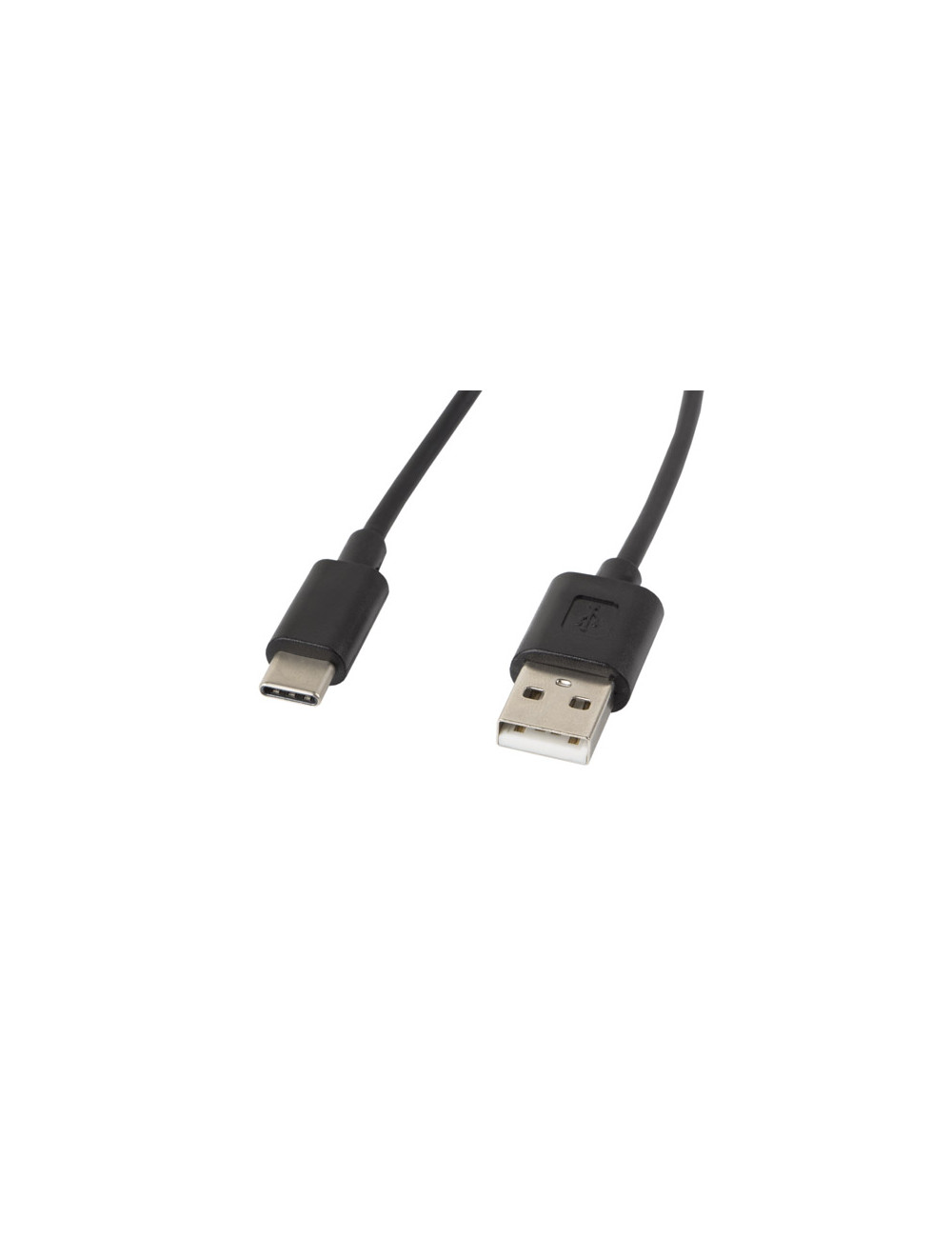 Lanberg USB Type-A to USB Type-C 2.0 Cable, 1.8 m | CA-USBO-10CC-0018-BK | USB Type-A to USB Type-C