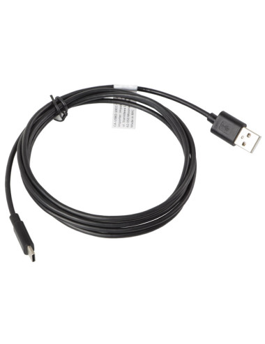 Lanberg USB Type-A to USB Type-C 2.0 Cable, 1.8 m | CA-USBO-10CC-0018-BK | USB Type-A to USB Type-C