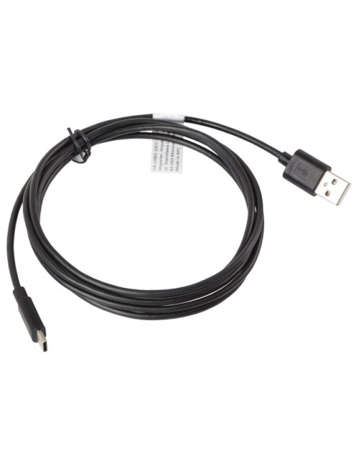 Lanberg USB Type-A to USB Type-C 2.0 Cable, 1.8 m | CA-USBO-10CC-0018-BK | USB Type-A to USB Type-C