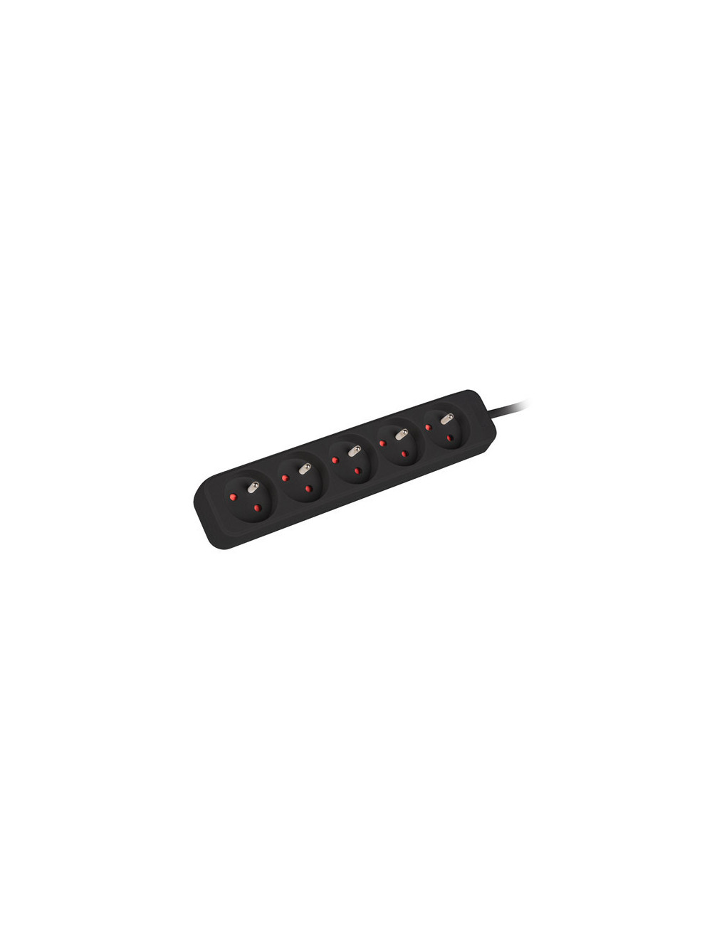 Lanberg Cable Power Strip, 5X French Outlets Quality-Grade Copper, 1.5 m | PS0-05E-0150-BK