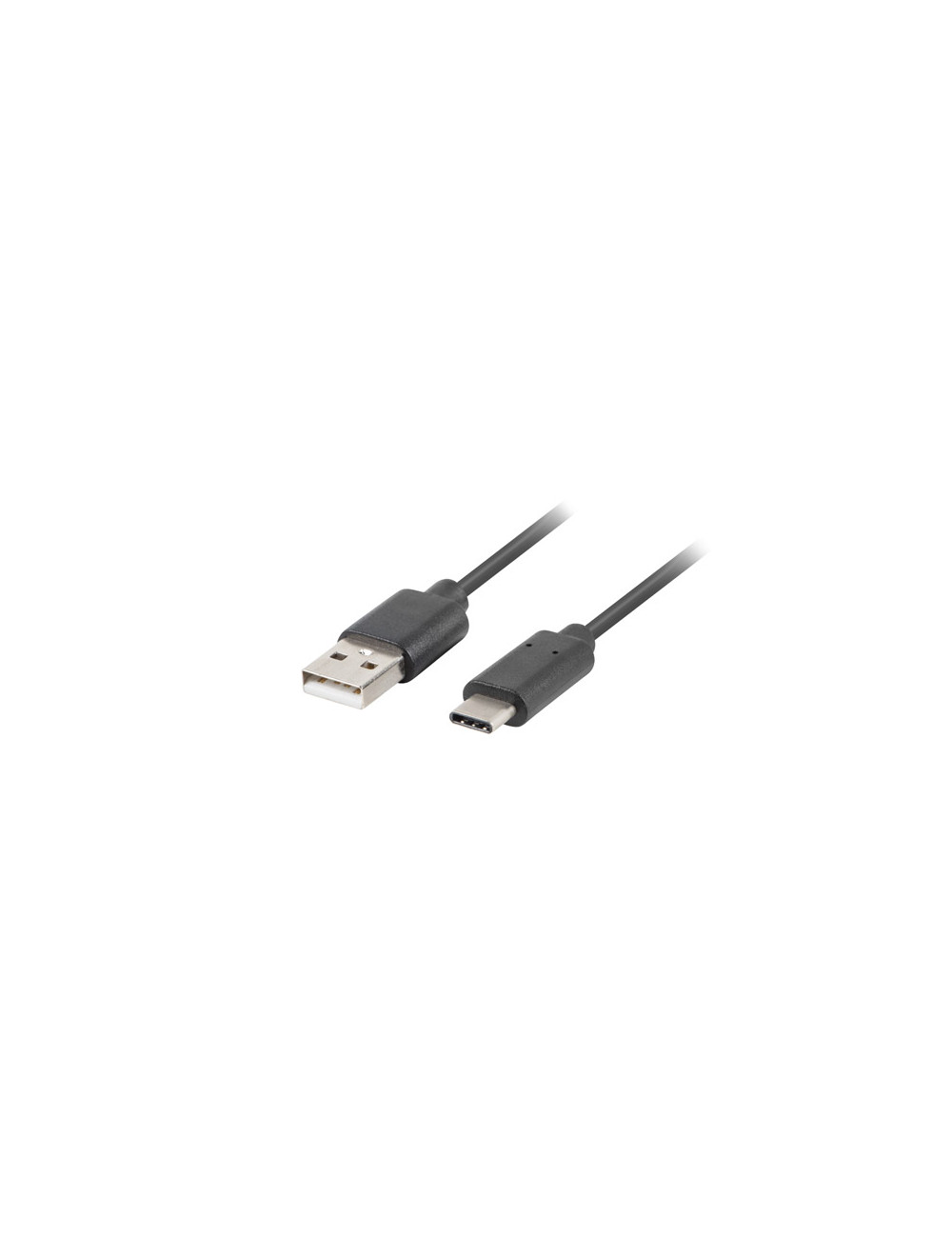 Lanberg USB-C to USB-A2.0 Cable Black QC 3.0, 1.8 m | CA-USBO-20CU-0018-BK | USB Type-A to USB Type-C