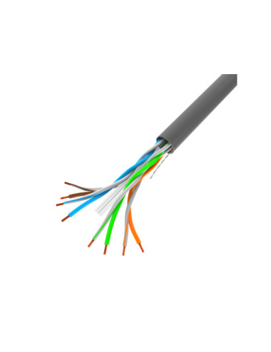 Lanberg LAN Cable Cat.6 UTP, Solid CU Fluke Passed | LCU6-12CU-0305-S | 305 m