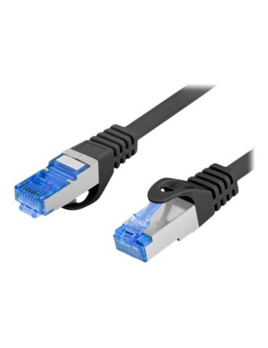 Lanberg Patchcord Cat.6A S/FTP LSZH CCA | PCF6A-10CC-0200-BK | 2 m