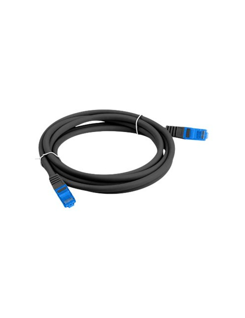 Lanberg Patchcord Cat.6A S/FTP LSZH CCA | PCF6A-10CC-0200-BK | 2 m