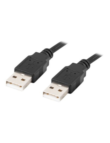 Lanberg Cable USB-A 2.0 | CA-USBA-20CU-0018-BK | USB Type-A to USB Type-A