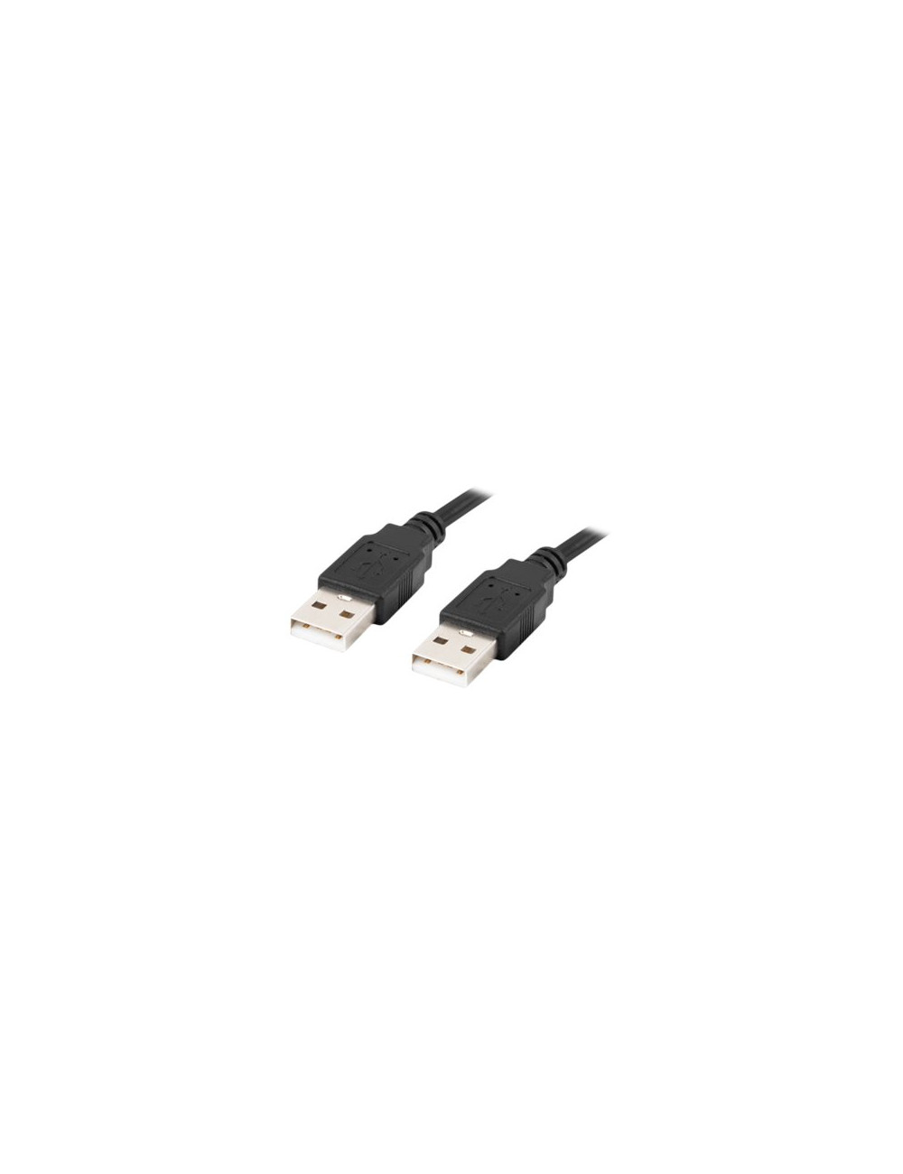 Lanberg Cable USB-A 2.0 | CA-USBA-20CU-0018-BK | USB Type-A to USB Type-A