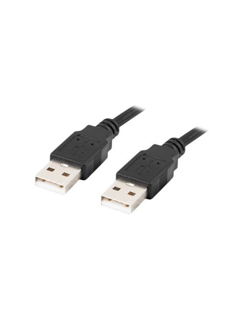 Lanberg Cable USB-A 2.0 | CA-USBA-20CU-0018-BK | USB Type-A to USB Type-A