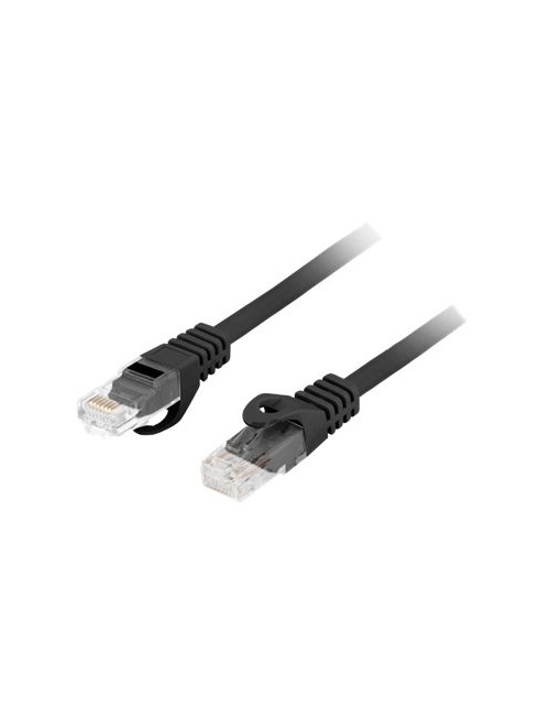 Lanberg Patchcord Cat.6 UTP LSZH CU | PCU6-10CU-1000-BK | 10 m