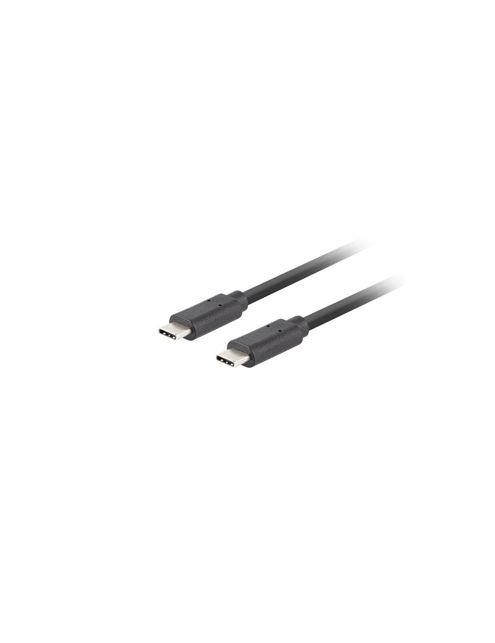 Lanberg USB-C 3.1 Gen 2 Cable, 10GB/s PD100W, 1.8 m | CA-CMCM-32CU-0018-BK | USB Type-C to USB Type-C