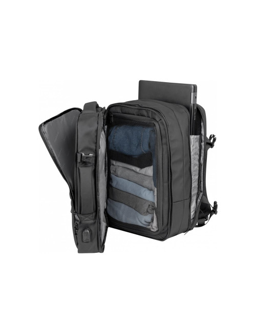 Natec Laptop Backpack Camel Pro 17.3, Black